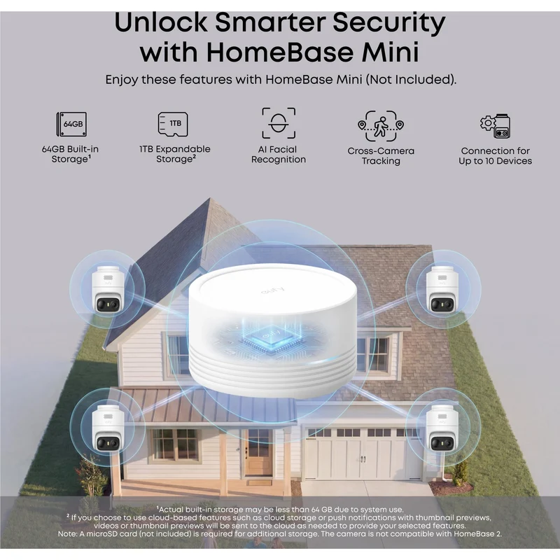 eufyCam C37 Solo 2K Pan-Tilt-Zoom Security Camera
