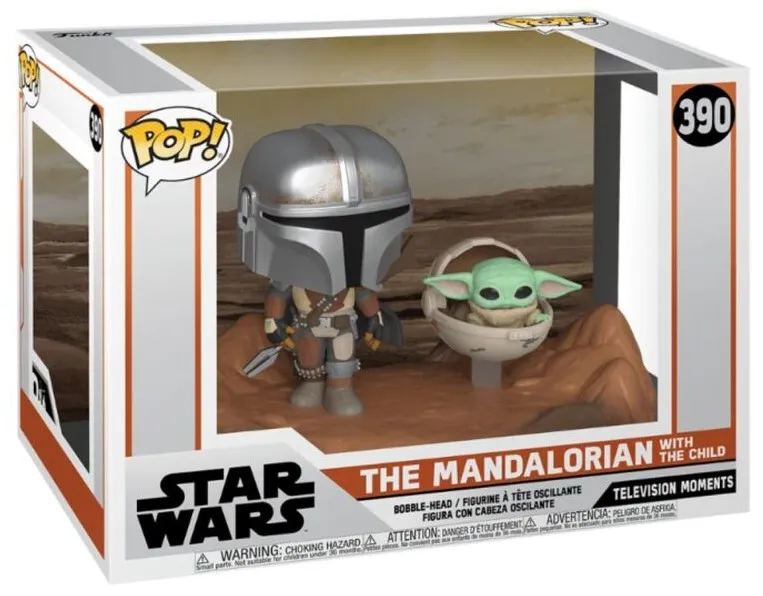 Funko Pop! Vinyl - Star Wars: The Mandalorian - Mandalorian & Child Movie Moment