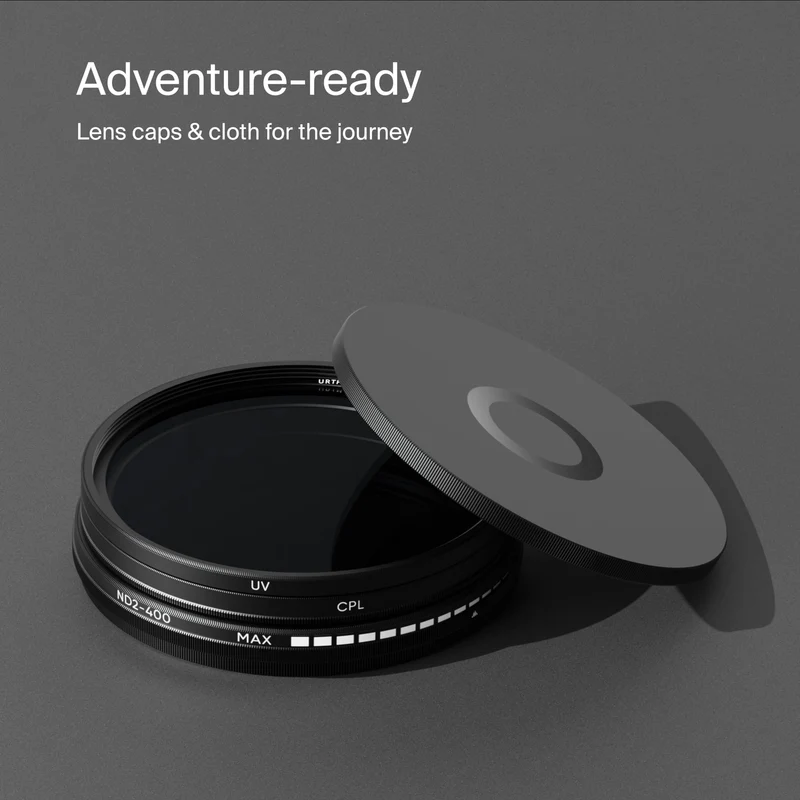 Urth 58mm UV, Circular Polarizing (CPL), ND2-400 Lens Filter Kit