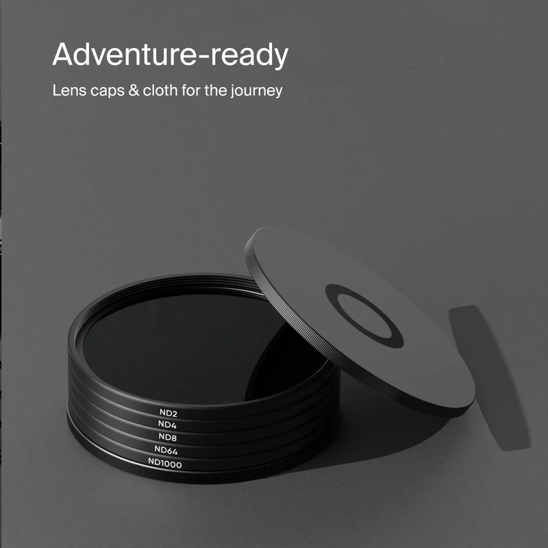 Urth 77mm ND2, ND4, ND8, ND64, ND1000 Lens Filter Kit (Plus+)