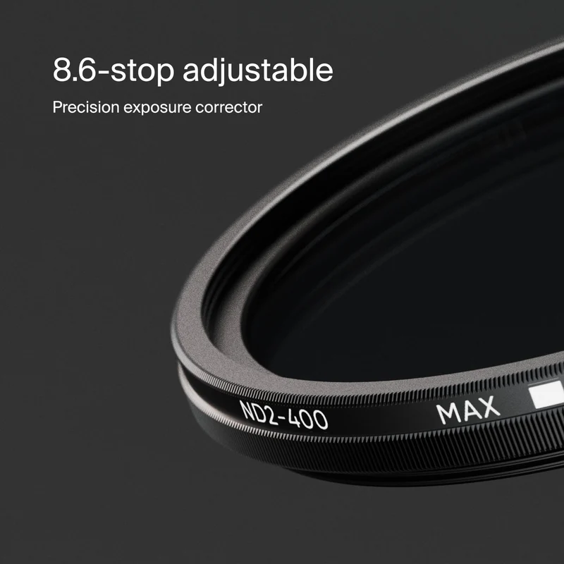 Urth 46mm ND2-400 (1-8.6 Stop) Variable ND Lens Filter