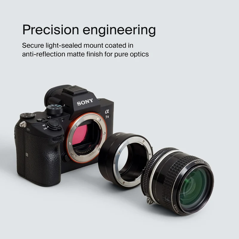 Urth Lens Mount Adapter for Nikon F Lens to Sony E Camera Body