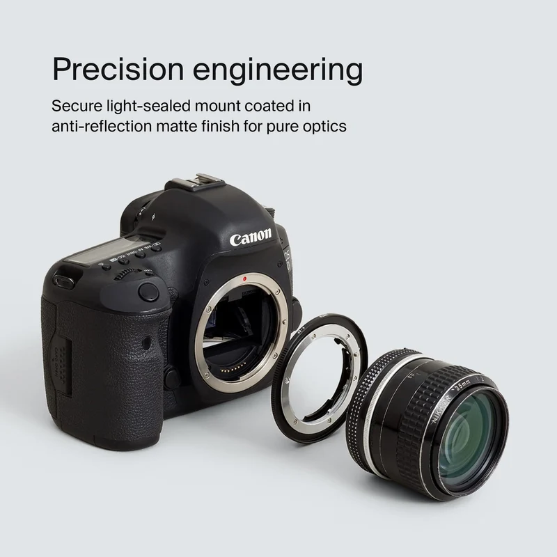 Urth Lens Mount Adapter for Nikon F Lens to Canon (EF / EF-S) Camera Body