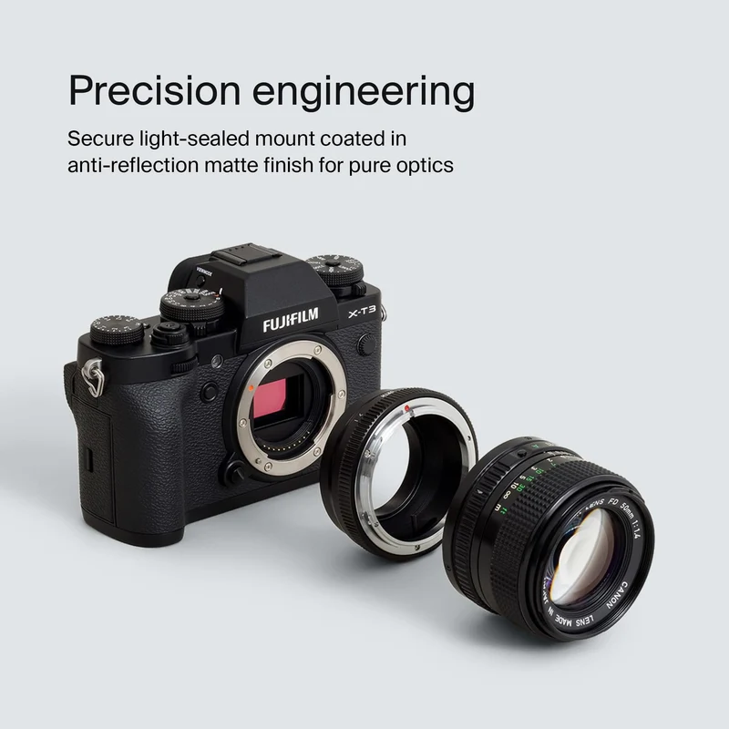 Urth Lens Mount Adapter for Canon FD Lens to Fujifilm X Camera Body