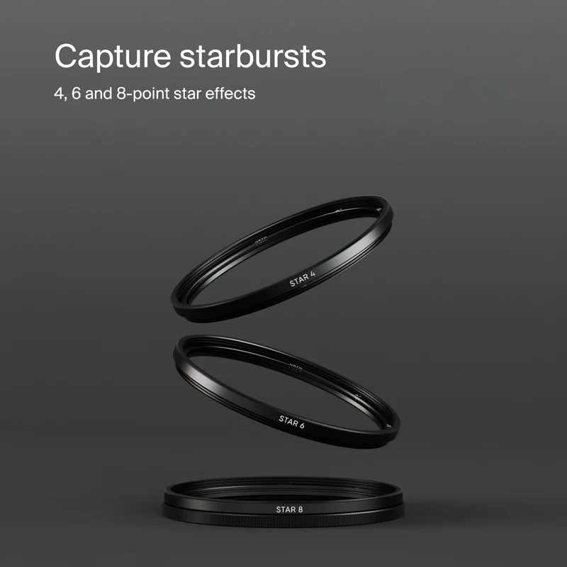 Urth 49mm Star 4 point, 6 point, 8 point Lens Filter Kit