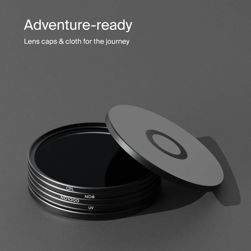 Urth 58mm Magnetic UV, Circular Polarizing (CPL), ND8, ND1000 Lens Filter Kit (Plus+)