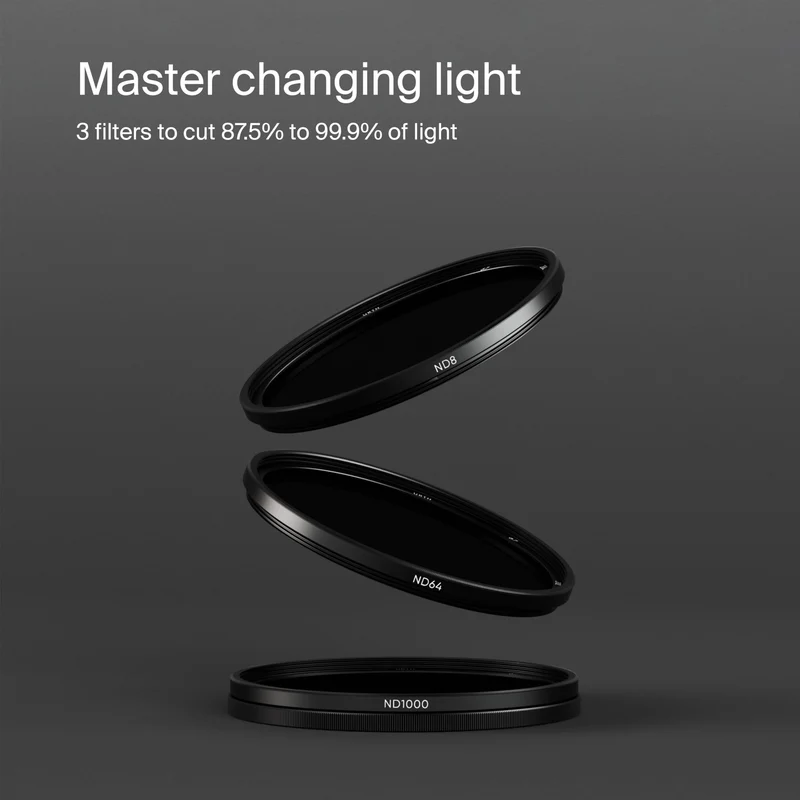 Urth 77mm ND8, ND64, ND1000 Lens Filter Kit (Plus+)