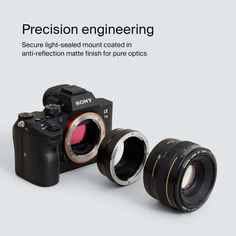 Urth Lens Mount Adapter for Canon (EF / EF-S) Lens to Sony E Camera Body