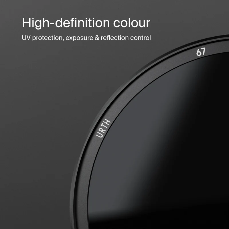 Urth 82mm Magnetic UV, Circular Polarizing (CPL), ND8, ND1000 Lens Filter Kit (Plus+)