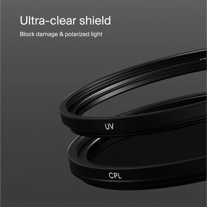 Urth 58mm UV + Circular Polarizing (CPL) Lens Filter Kit (Plus+)