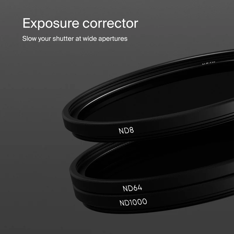 Urth 82mm ND8, ND64, ND1000 Lens Filter Kit (Plus+)
