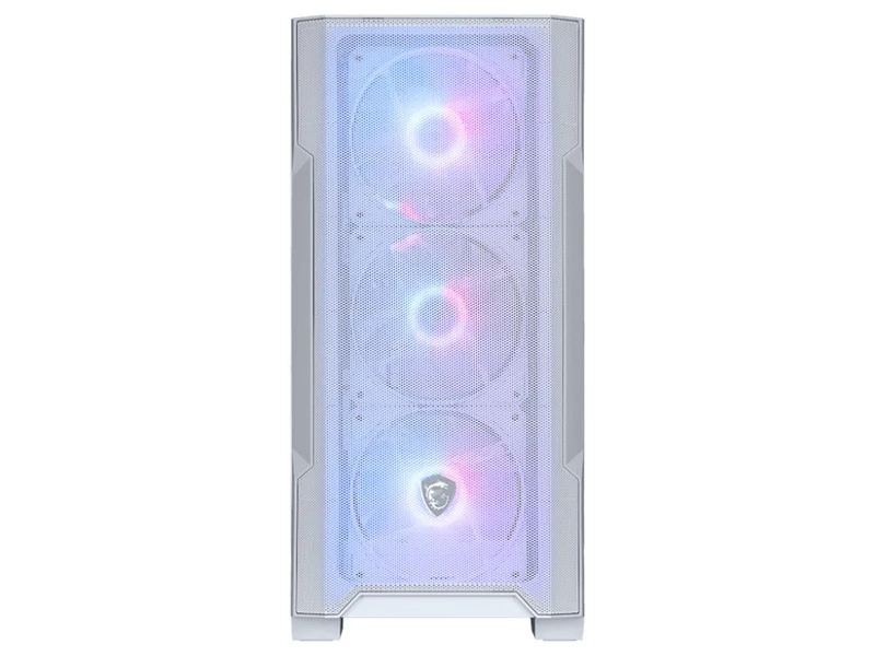 MSI MAG Forge M100R Tempered Glass Micro-ATX Case - White