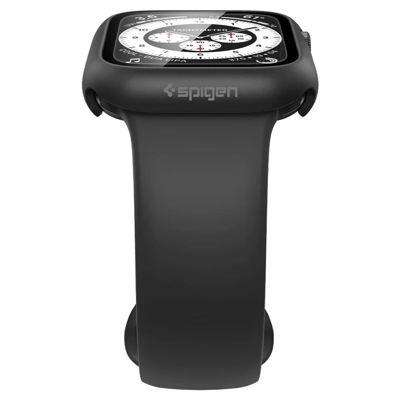 Spigen Apple Watch SE3/SE2/6/SE/5/4 44mm Thin Fit 360 Case with Screen Protector (Black)