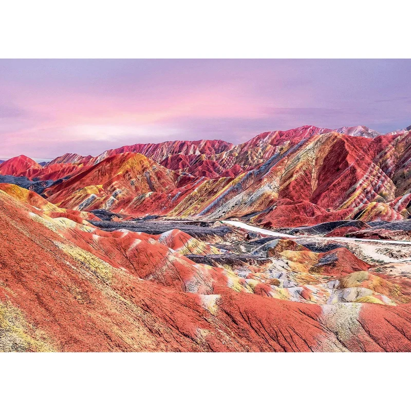 Ravensburger 1000pc Rainbow Mountains China Puzzle