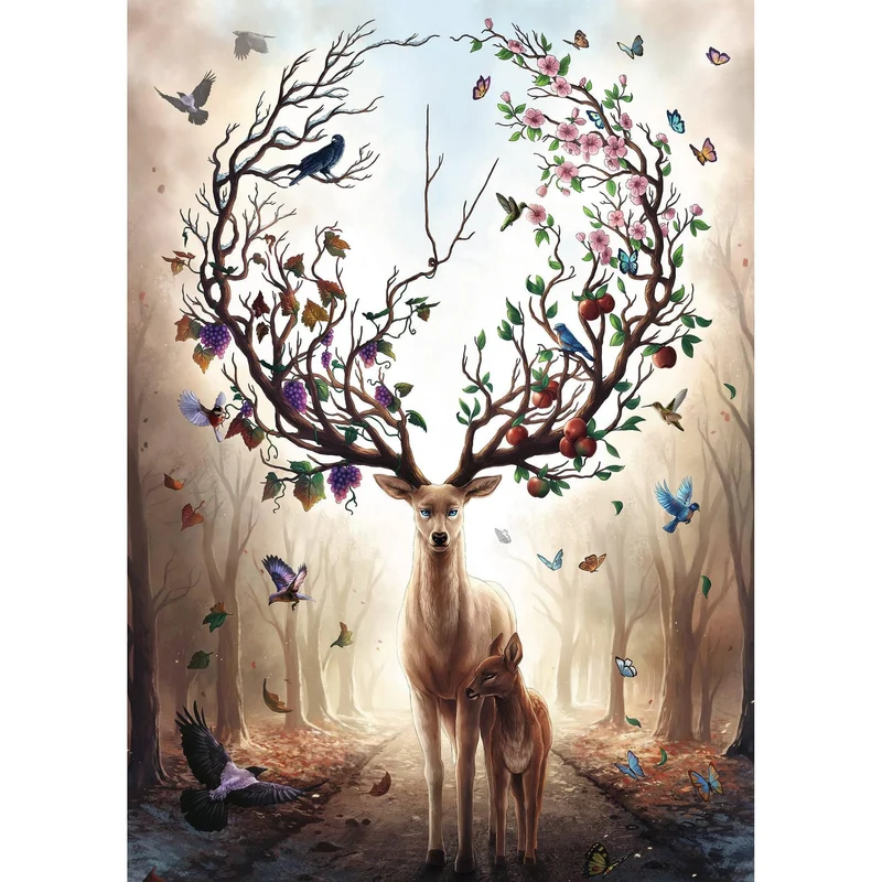 Ravensburger 1000pc Magical Deer Puzzle