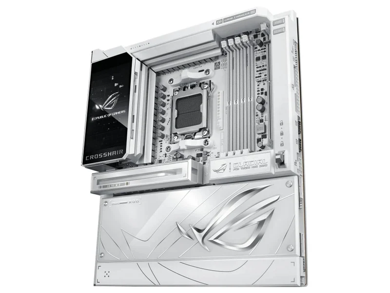 Asus ROG Crosshair X870E Glacial AM5 E-ATX Motherboard (ROG CROSSHAIR X870E GLACIAL)