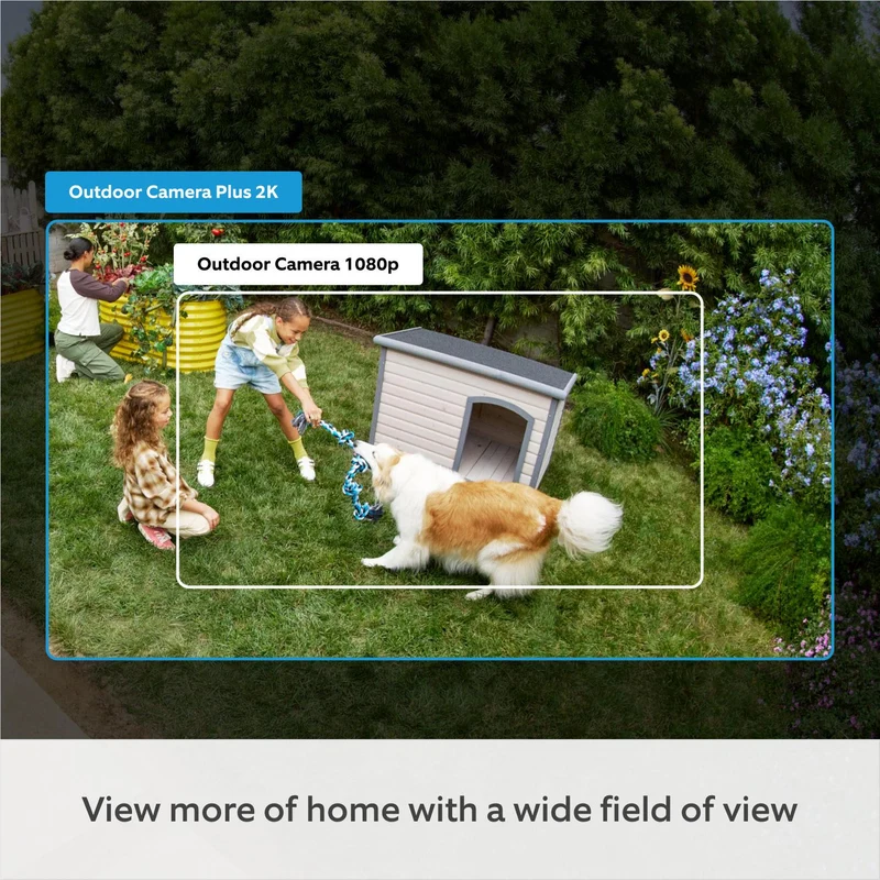 Ring Outdoor Security Camera Plus 2K Battery (Black)