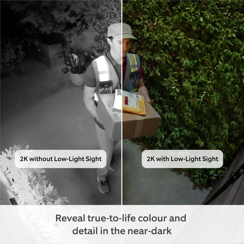 Ring Outdoor Security Camera Plus 2K Battery (Black)