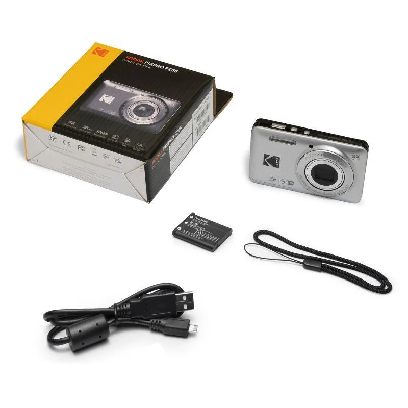 Kodak Pixpro FZ55 Digital Compact Camera (Silver)