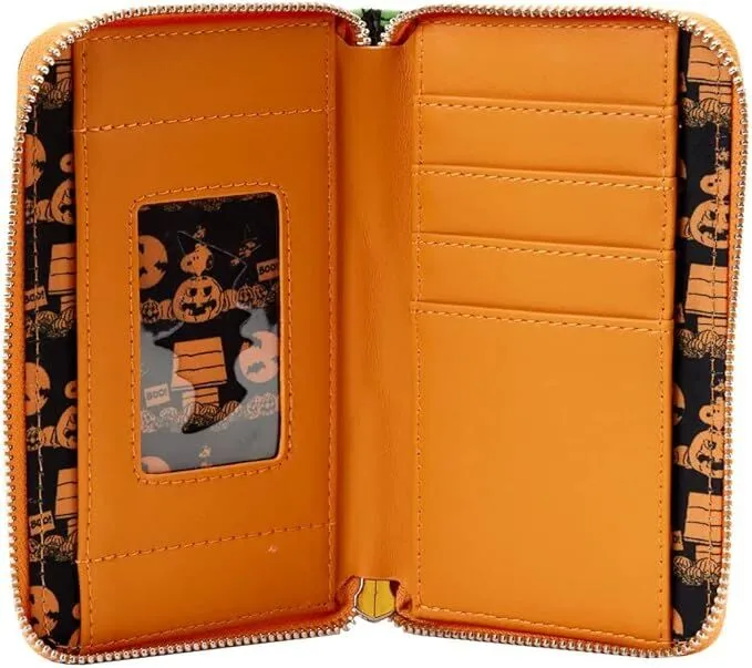 Loungefly Peanuts - Great Pumpkin Snoopy Doghouse Zip Around Wallet
