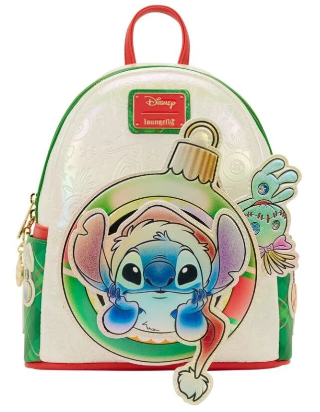 Loungefly Disney Lilo and Stitch - Holiday Mini Backpack