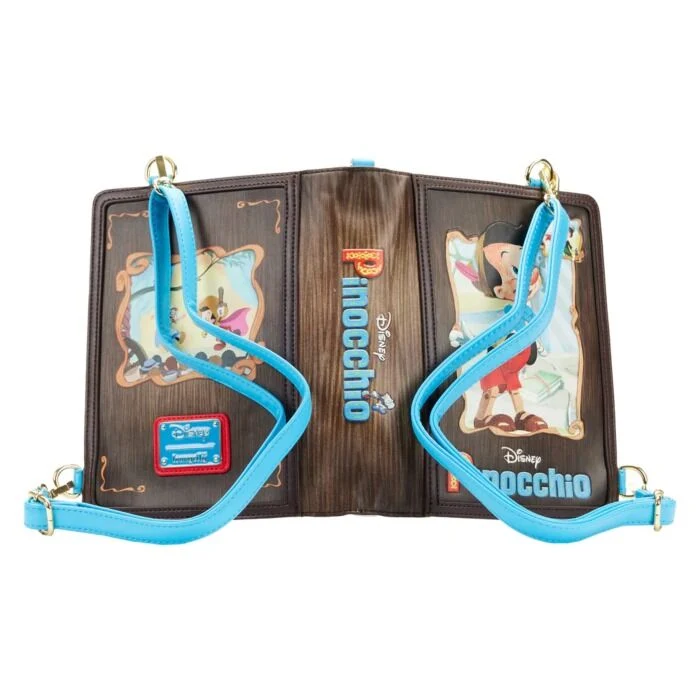 Loungefly Disney Pinocchio (1940) - Classic Book Convertible Crossbody Bag