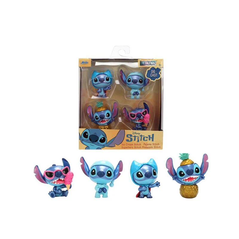 Jada Lilo & Stitch 2.5" Metalfigs Wave 3 Diecast Figures 4 Pack