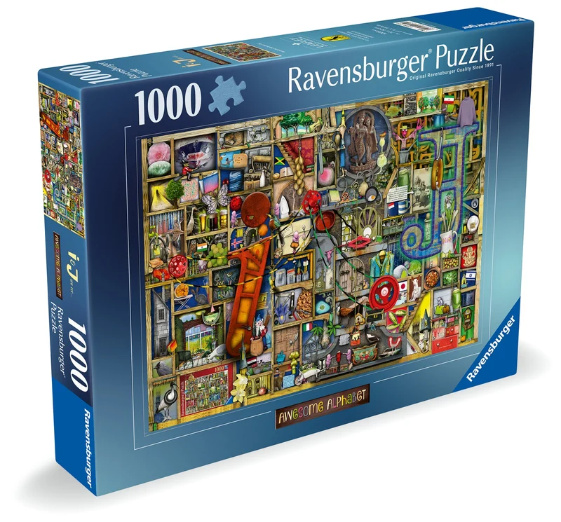 Ravensburger 1000pc Awesome Alphabet I and J Puzzle