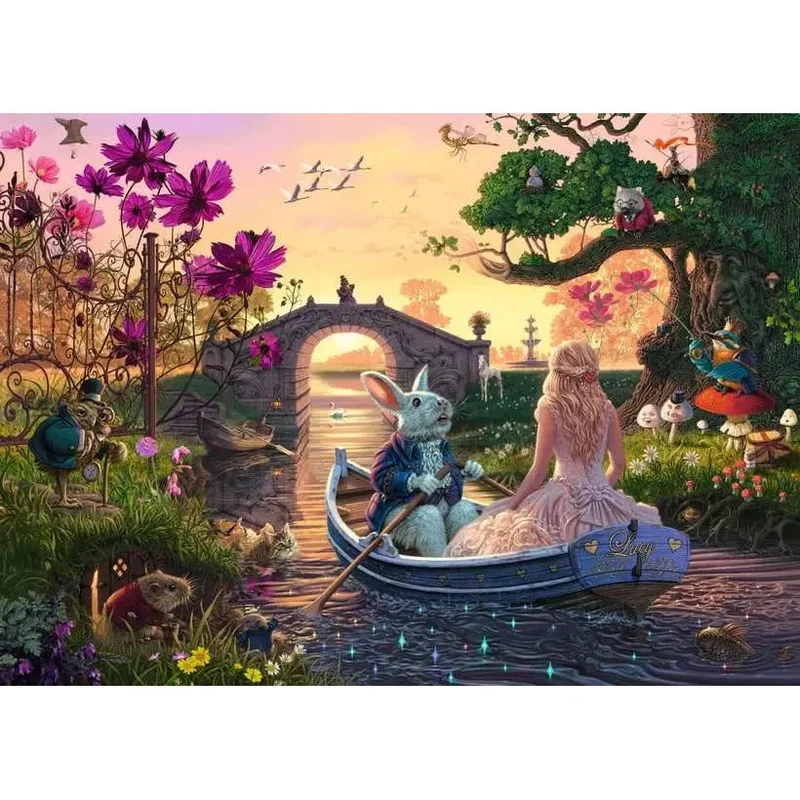 Ravensburger 1000pc Enchant Lands Look and Find Puzzle
