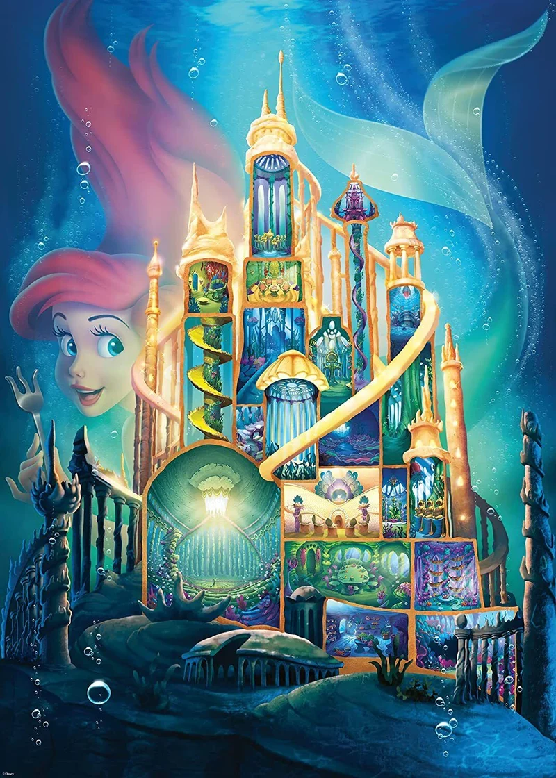 Ravensburger 1000pc Disney Castle Ariel Puzzle