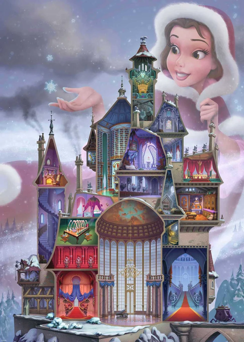 Ravensburger 1000pc Disney Castle Belle Puzzle