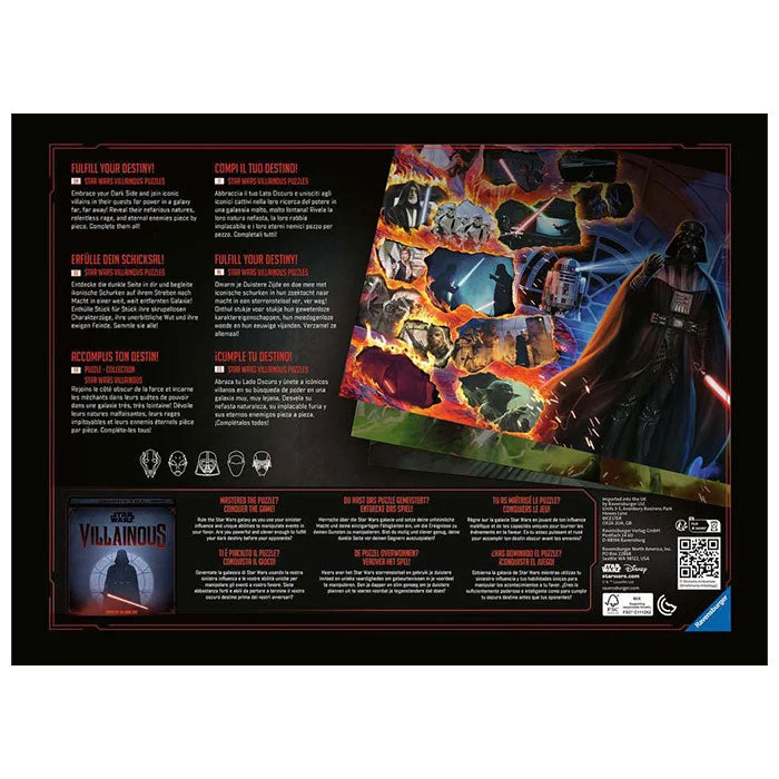 Ravensburger 1000pc Star Wars Darth Vader Puzzle