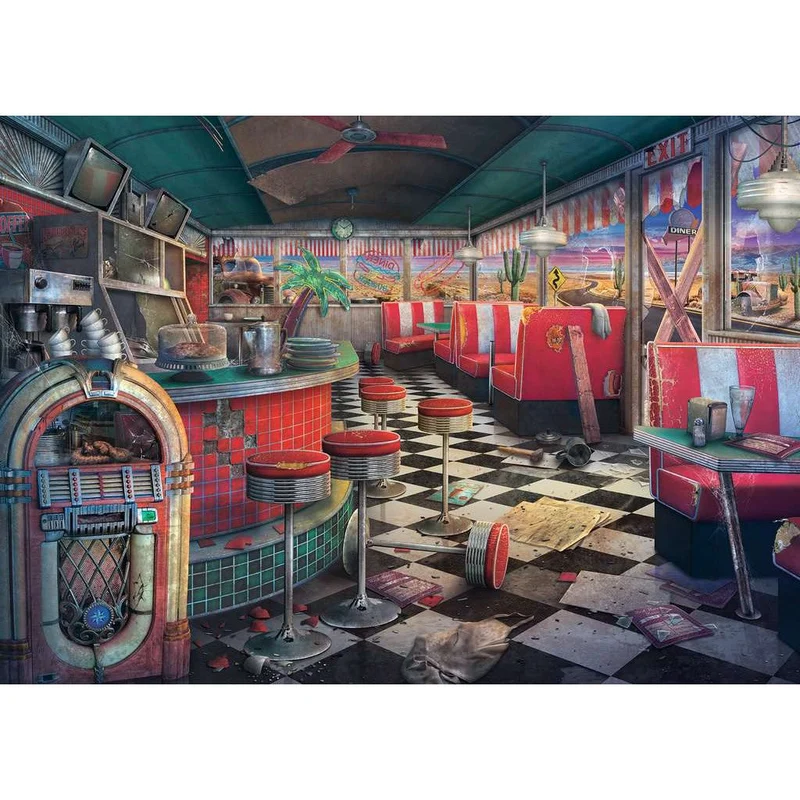 Ravensburger 1000pc Abandoned: Decaying Diner Puzzle