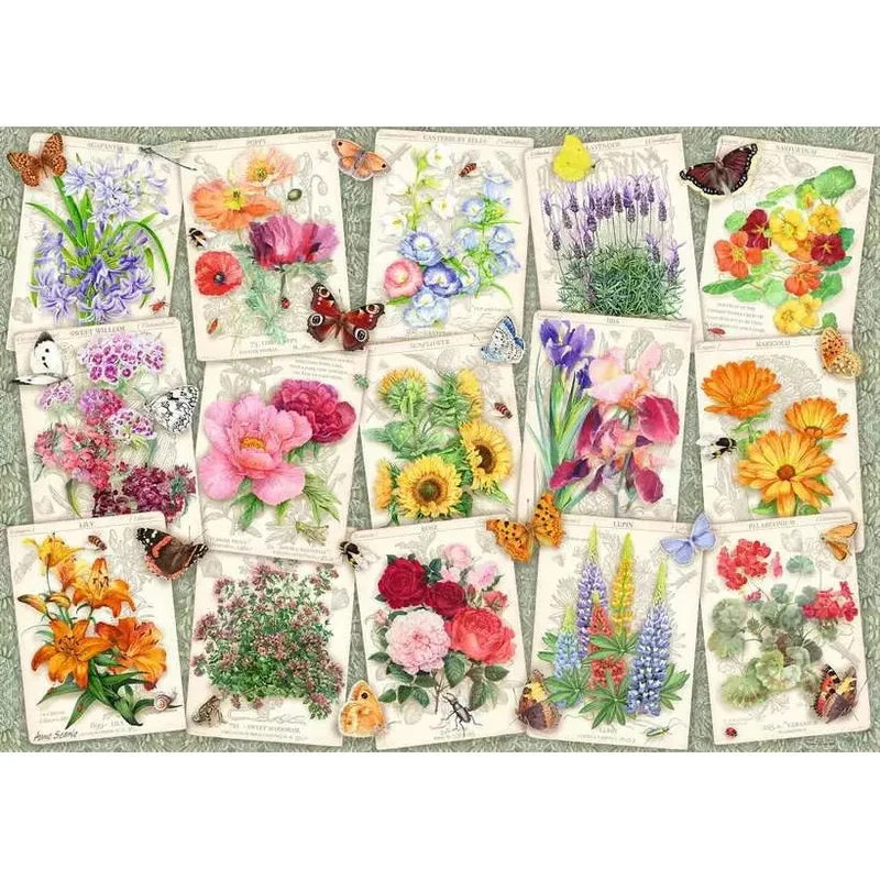 Ravensburger 1000pc Cottage Garden Favourites Puzzle