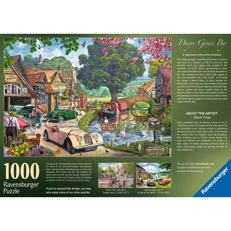 Ravensburger 1000pc Days Gone By Puzzle