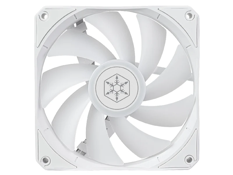 SilverStone 120mm ARGB PWM Fan (White) [3 Pack]