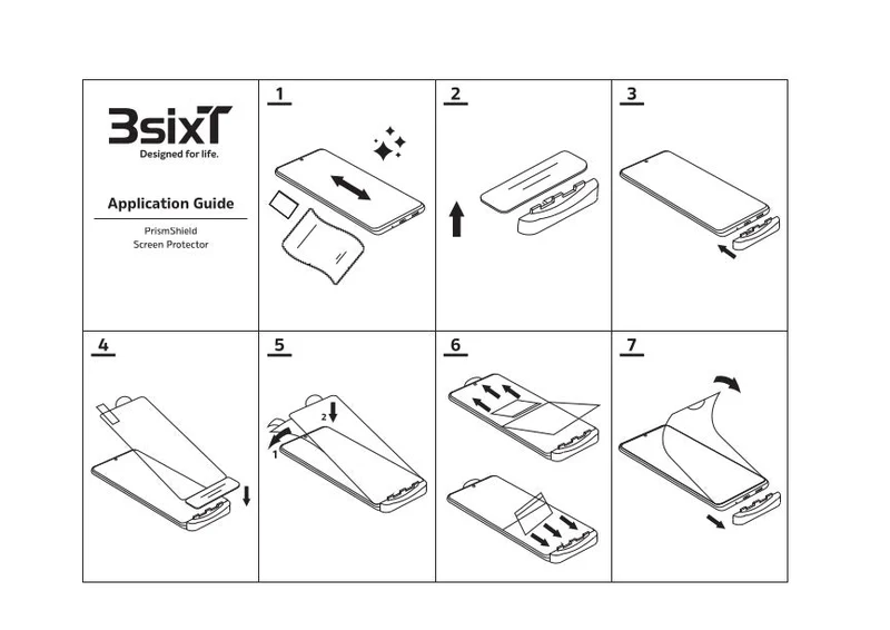 3sixT PrismShield Classic Curved TPU SP Samsung Galaxy S21+ - Clear