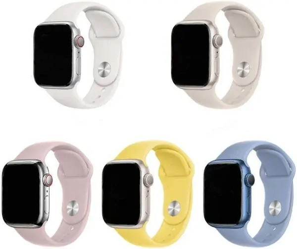 Hoco Apple Watch Sport Band for Series 38 / 40 / 41 / 42 mm (Starlight)