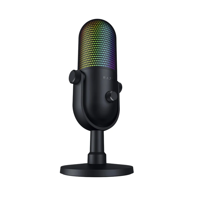 Razer Seiren V3 Chroma 32-Bit DSP RGB USB Mic (Black)