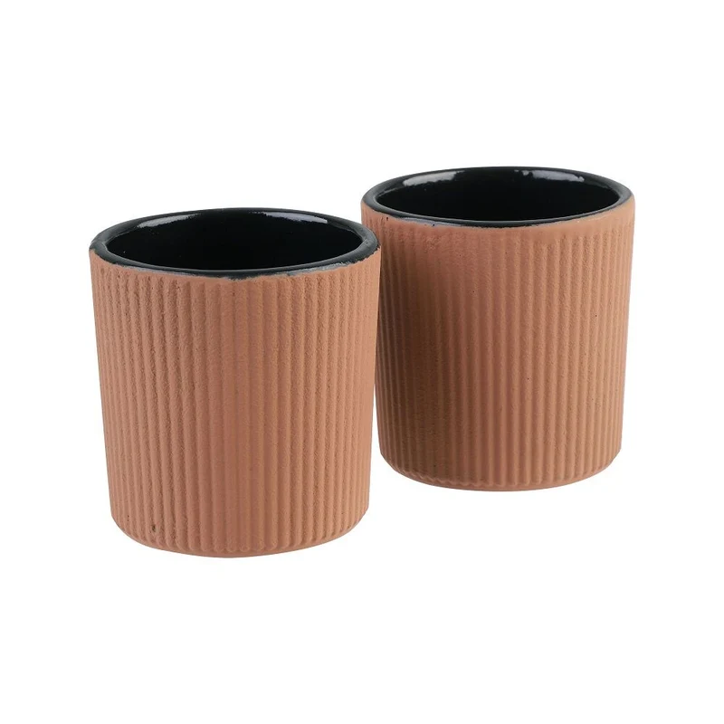 Teaology Serenity Cast Iron Tea Cup 120ml Set 2 - Sandstone