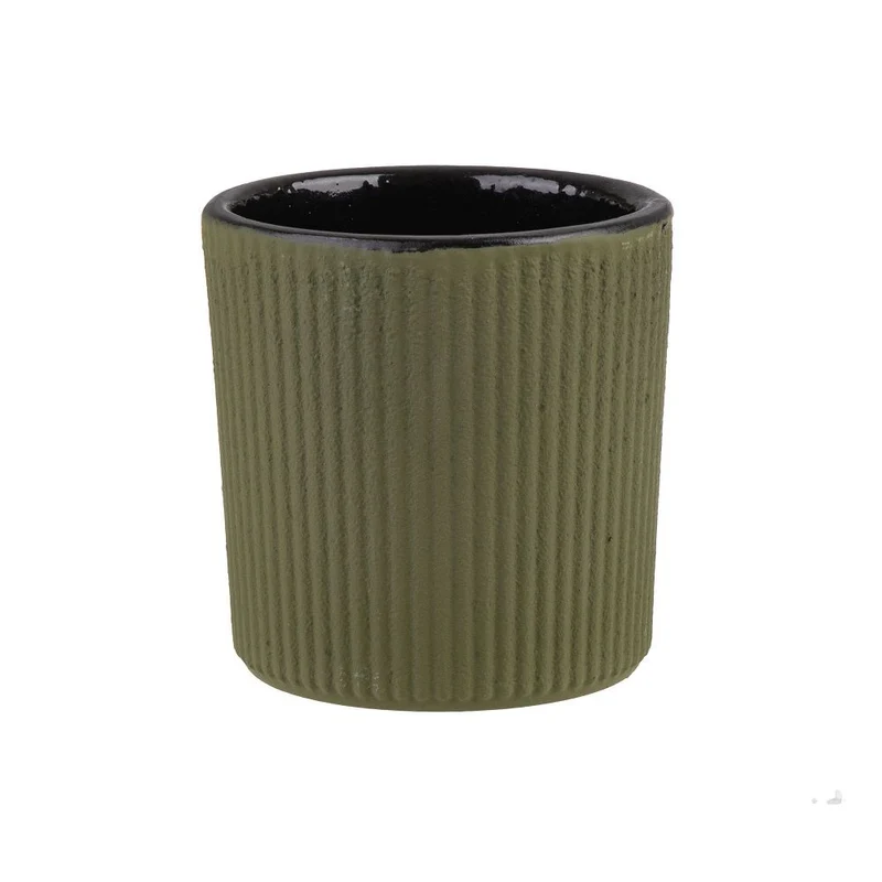 Teaology Serenity Cast Iron Tea Cup 120ml Set 2 - Olive