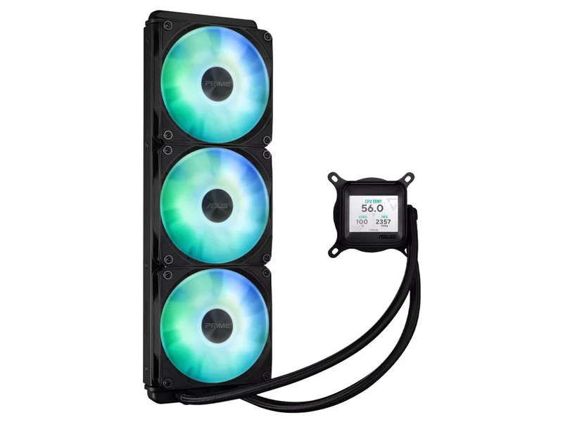 Asus Prime LC 360 ARGB LCD AIO Liquid CPU Cooler (PRIME LC 360 ARGB LCD)