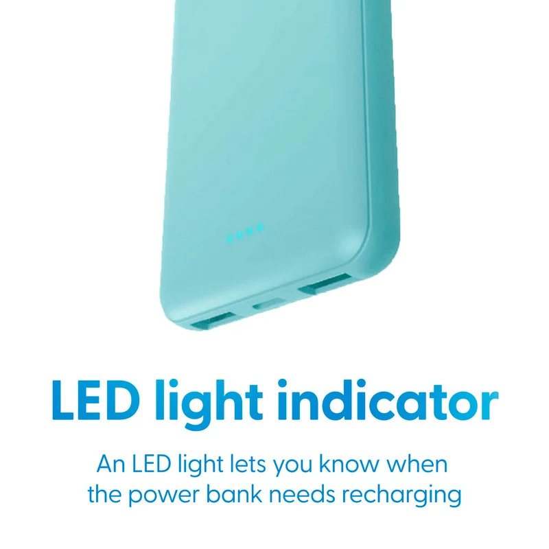 Laser Powerbank 5000mAh (Aqua)