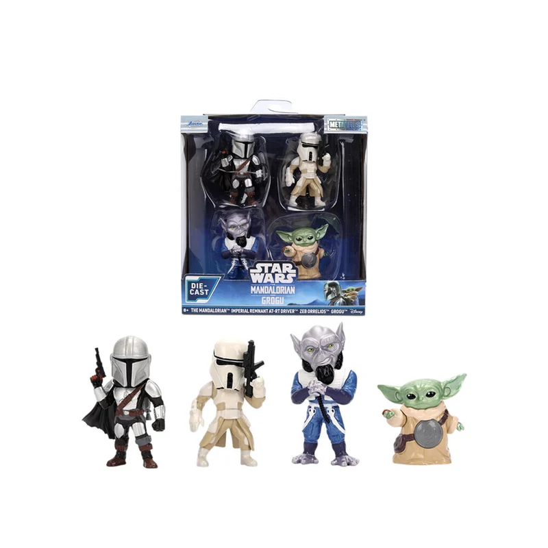Jada Star Wars The Mandalorian & Grogu 2026 2.5" Metalfigs Diecast Figure 4-Pack