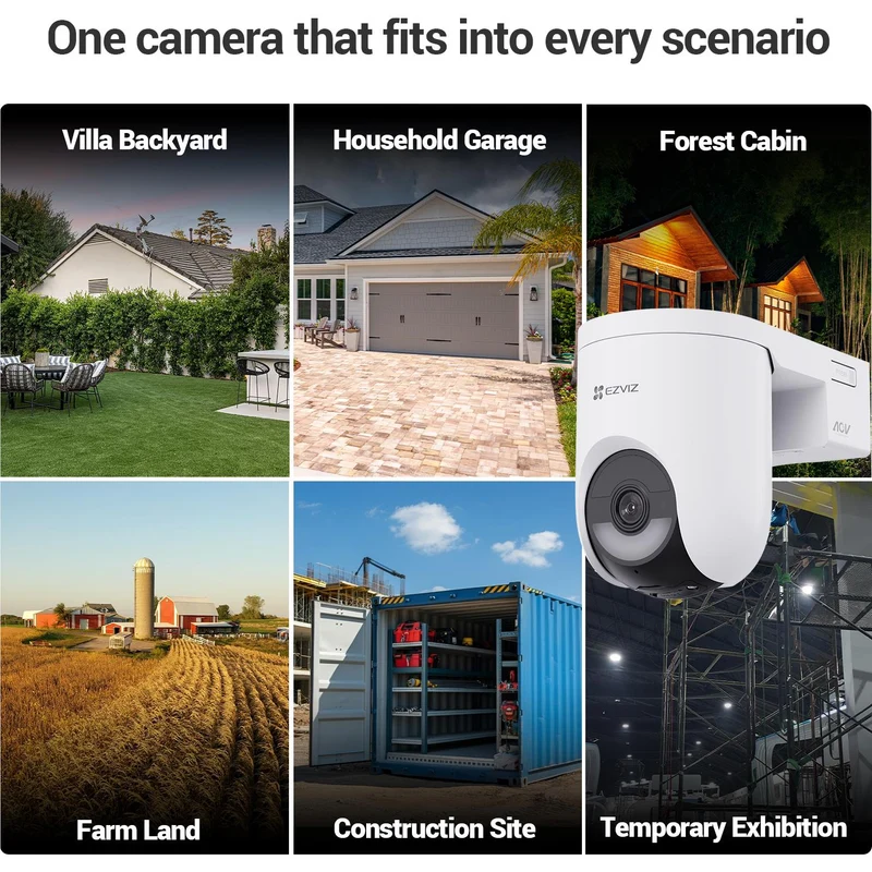 EZVIZ HB8 Lite 4G 2K Security Camera with Solar Panel