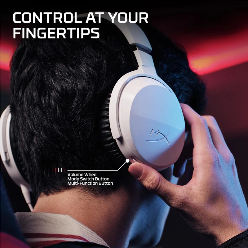 HyperX Cloud Stinger 3 Wireless Gaming Headset (White)
