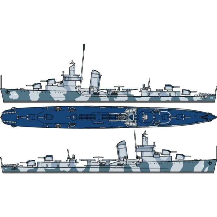 1/700 U.S Destroyer DD412 Hammann 31911