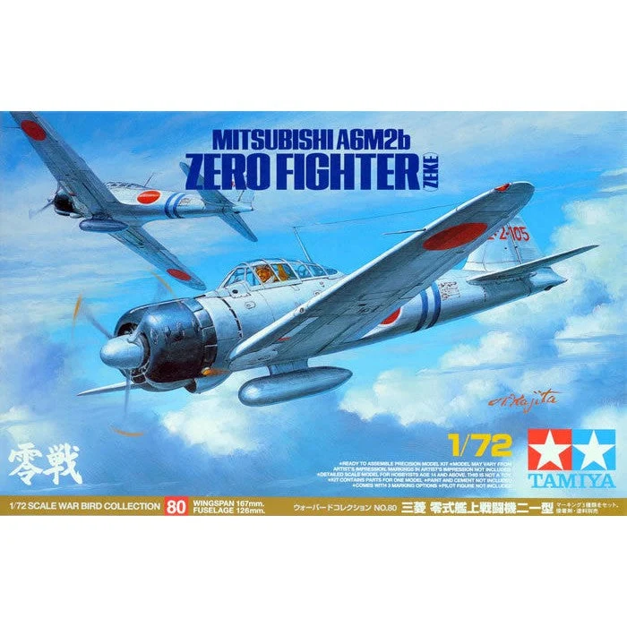 Tamiya 1/72 Mitsubishi A6M2b Zero Fighter (Zeke)