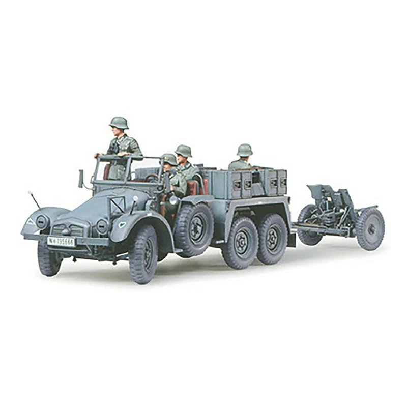 Tamiya 1/35 Krupp Protze 1Ton (6x4) Kfz.69 Towing Truck with 3.7cm Pak