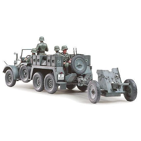 Tamiya 1/35 Krupp Protze 1Ton (6x4) Kfz.69 Towing Truck with 3.7cm Pak